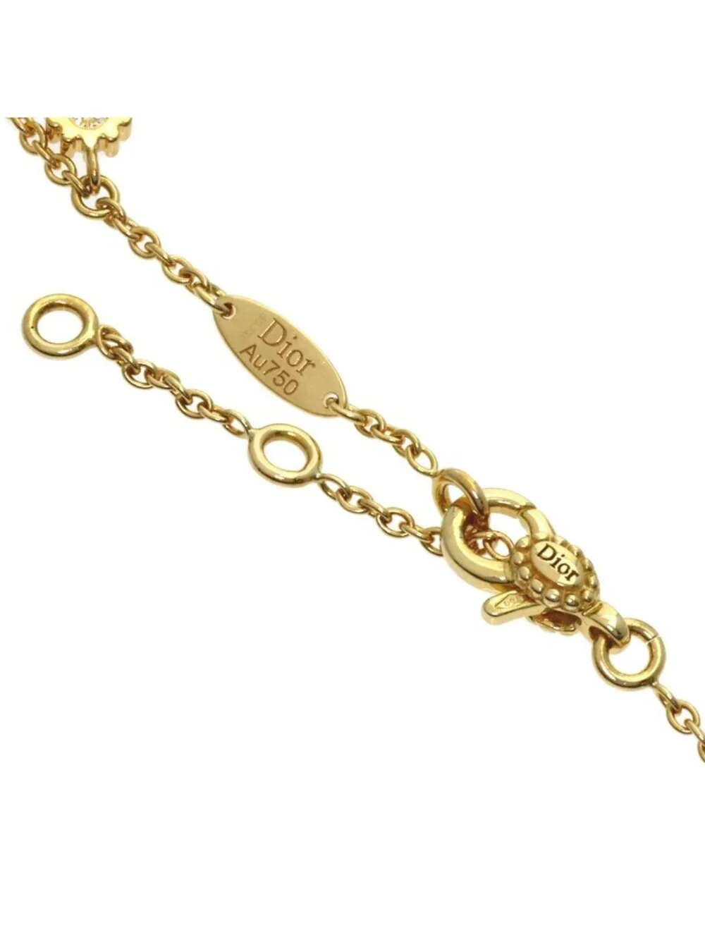 Dior Rose des Vents Diamond Bracelet 18K Yellow Gold